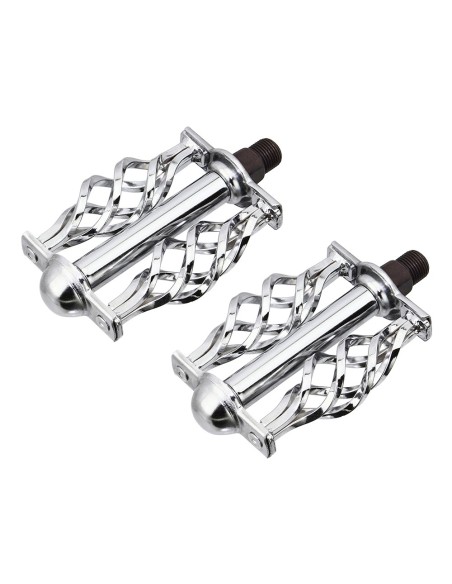 Twisted Pedals W/Cage Classic C-514 9/16 Chrome.